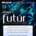 Mailing d’invitation au diner du futur, Photoshop