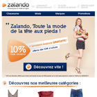 Mail promotionnel Zalando, Photoshop