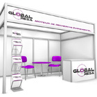 Logo GlobalResa et mise en situation, Illustrator Photoshop