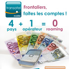 Affiche institutionnelle Transatel pour centres commerciaux, Photoshop