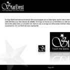 Création d’une identité graphique complète: StarEvent logo, Photoshop - Illustrator