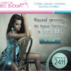 Mailing pour le site Comptoir des bijoux, Photoshop