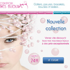 Mailing pour le site Comptoir des bijoux, Photoshop