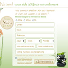 Campagne Equilibre au Naturel landing page, Photoshop