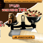 Lancement d’un nouveau Twix page jeu concours, Photoshop